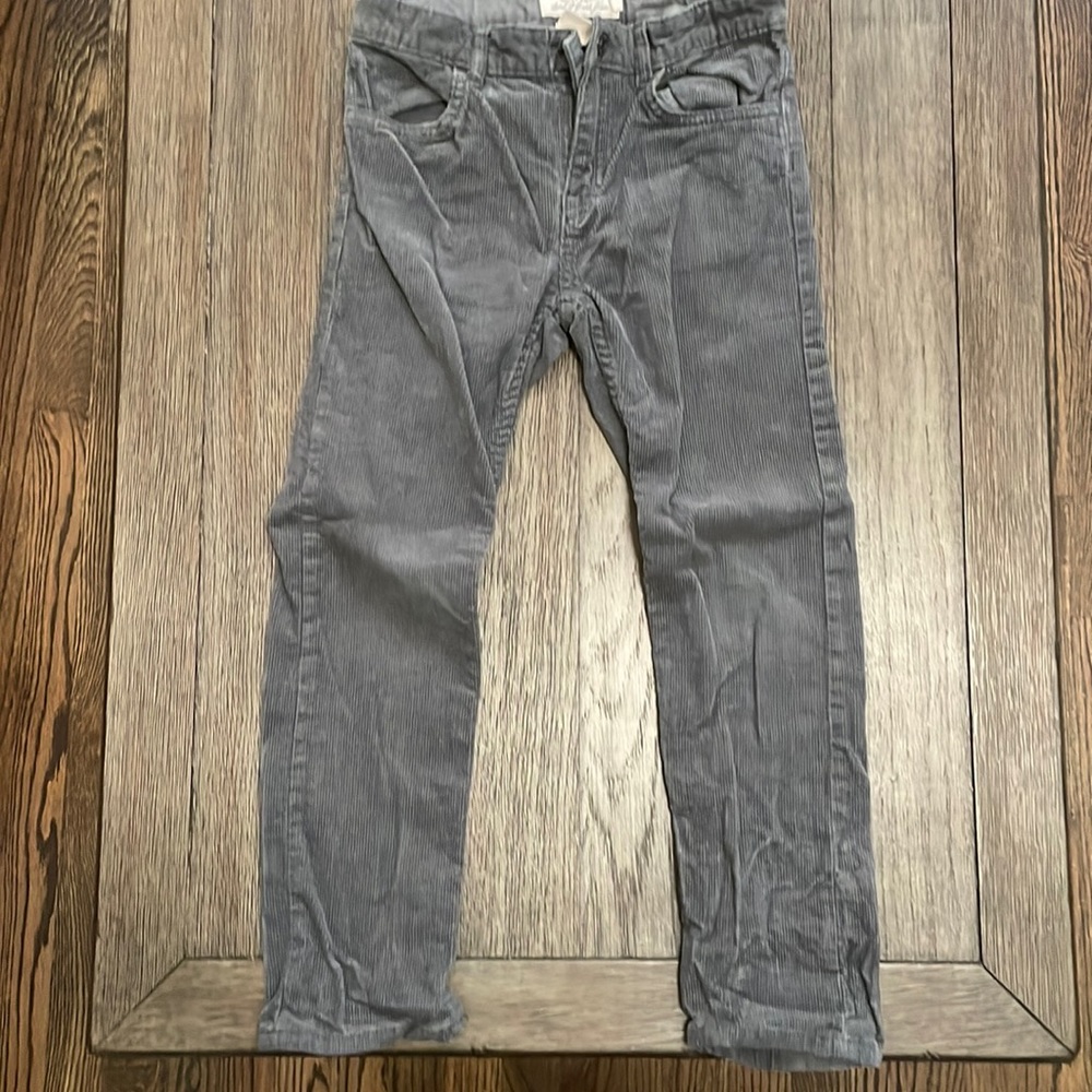 Boys gray H&M corduroy pants